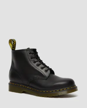 101 Yellow Stitch Smooth Leather Ankle Boots