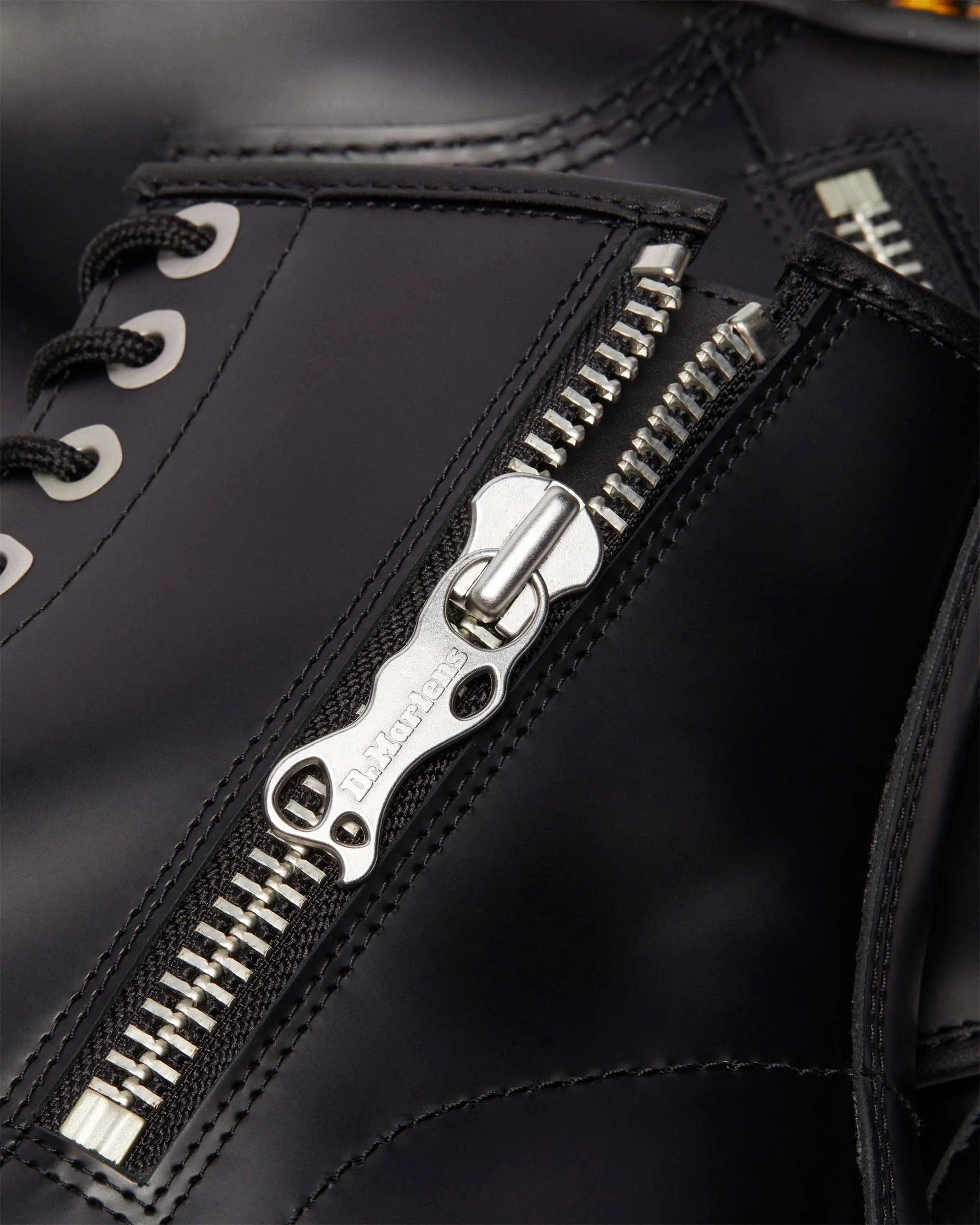 1460 Zip Smooth Leather Lace Up Ankle Boots