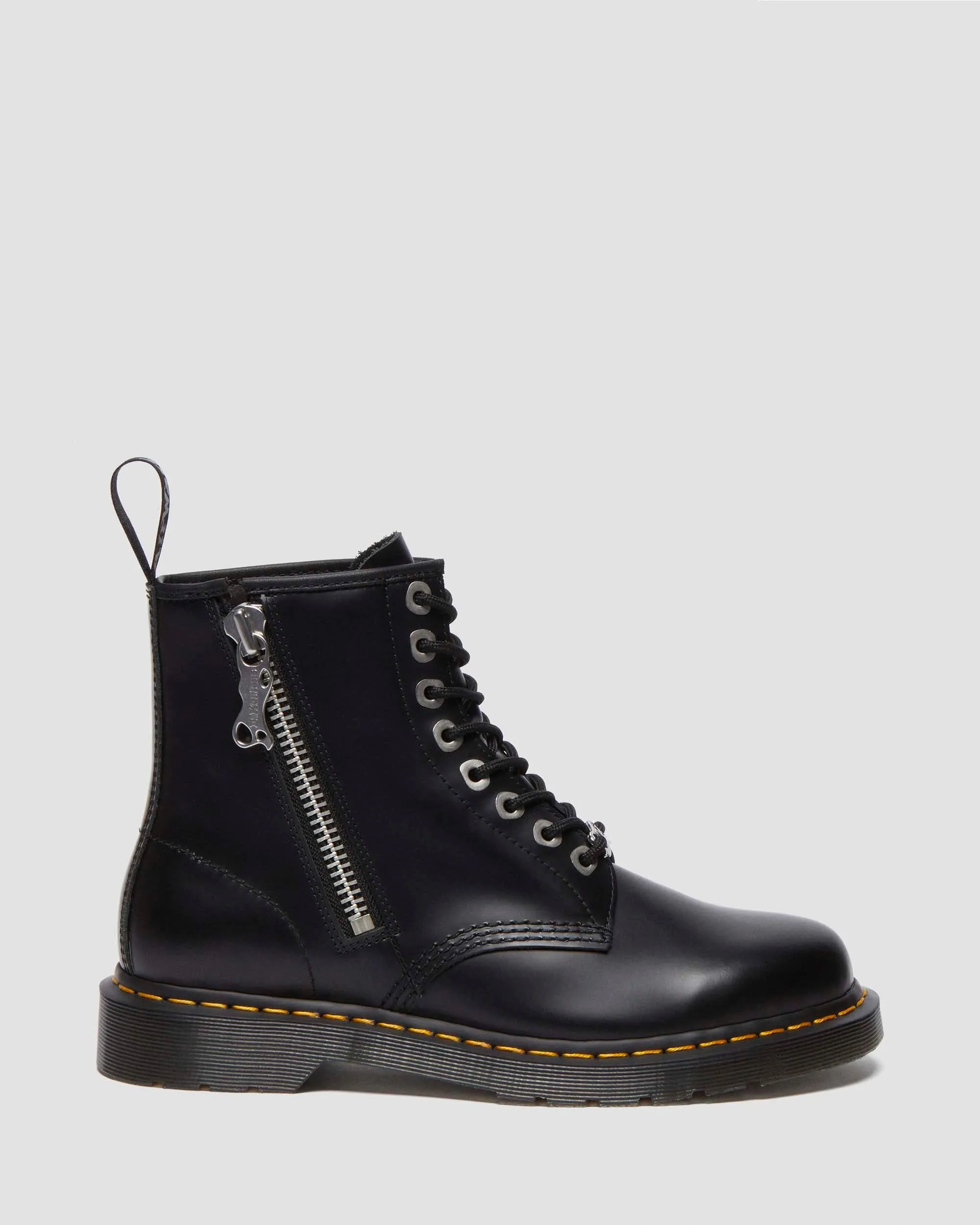1460 Zip Smooth Leather Lace Up Ankle Boots