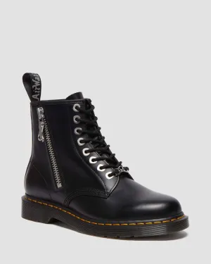 1460 Zip Smooth Leather Lace Up Ankle Boots