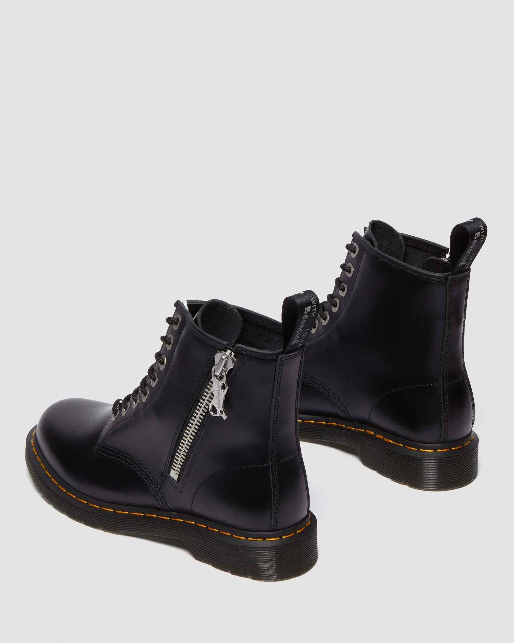 1460 Zip Smooth Leather Lace Up Ankle Boots