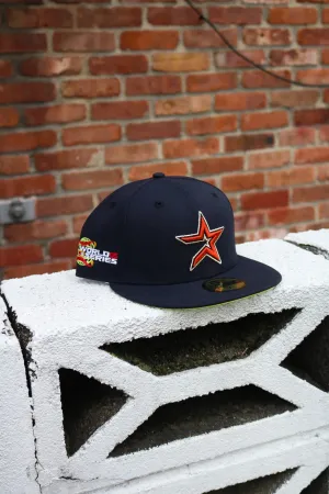 2005 HOUSTON ASTROS NAVY FITTED W/ KIWI UNDER VISOR
