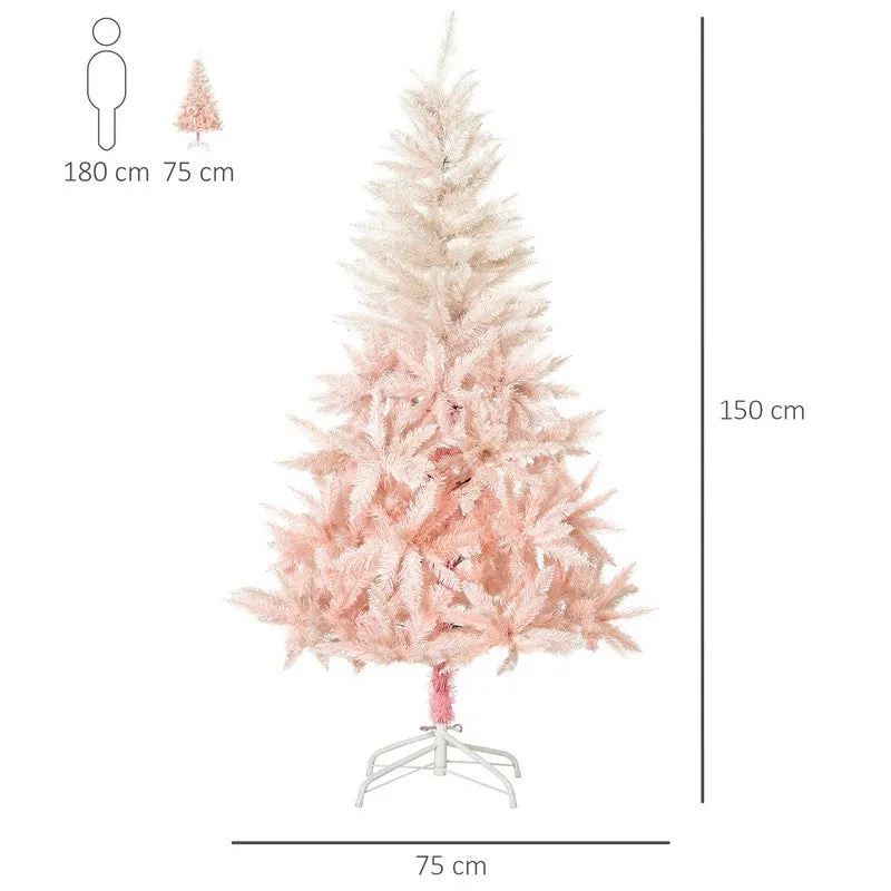 5ft Christmas Tree Artificial - Pink 450 Tips