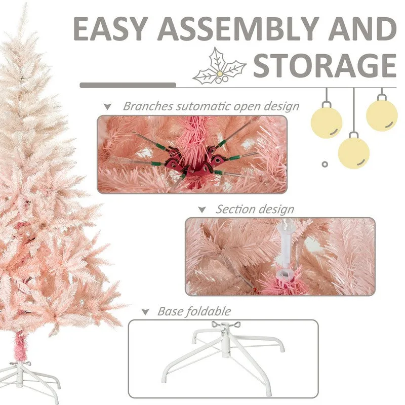 5ft Christmas Tree Artificial - Pink 450 Tips