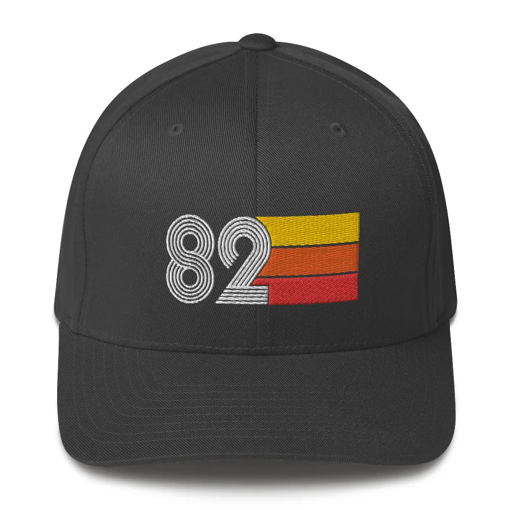 82 1982 fitted baseball cap