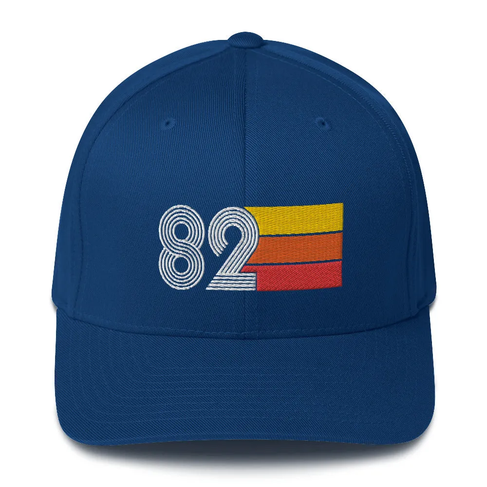 82 1982 fitted baseball cap