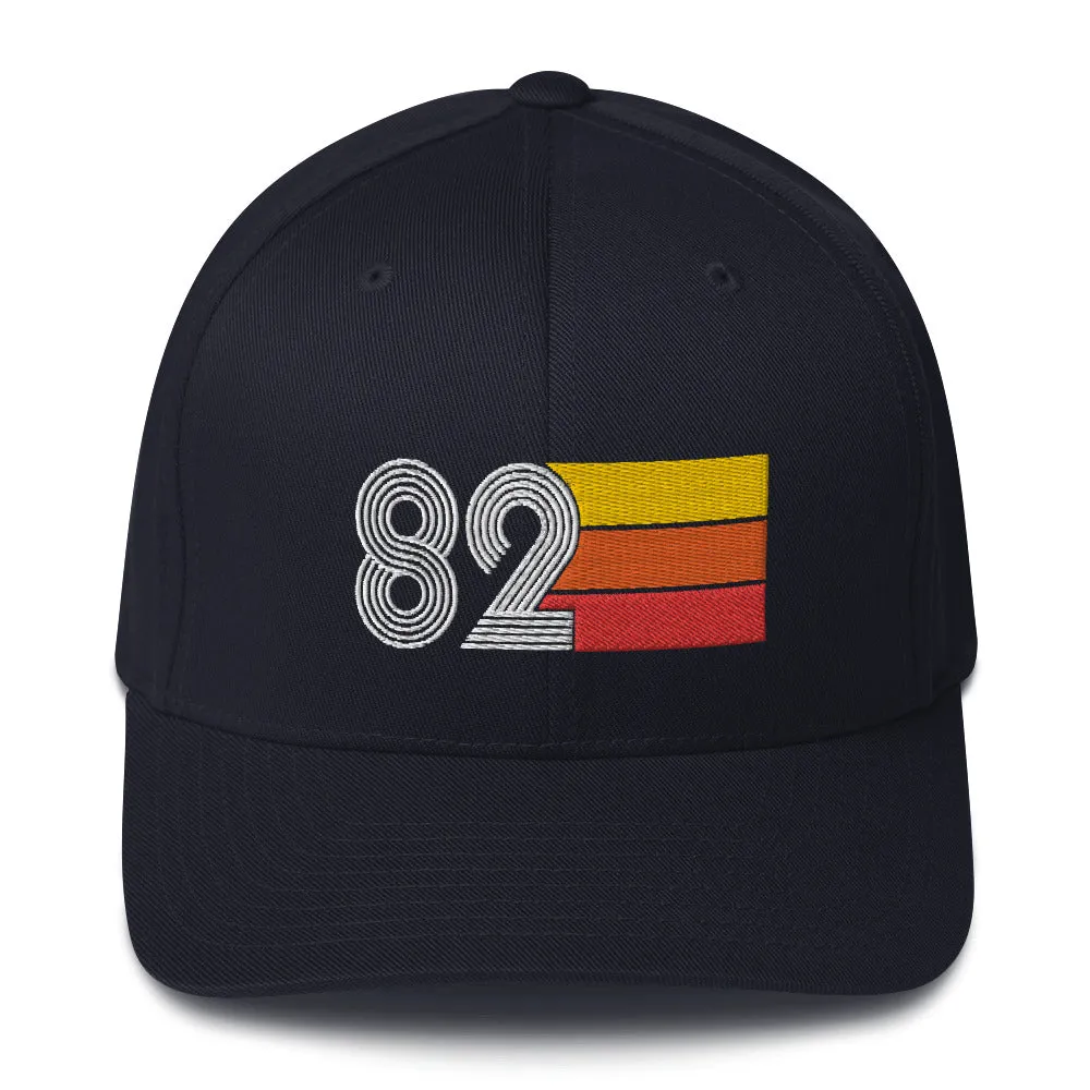 82 1982 fitted baseball cap