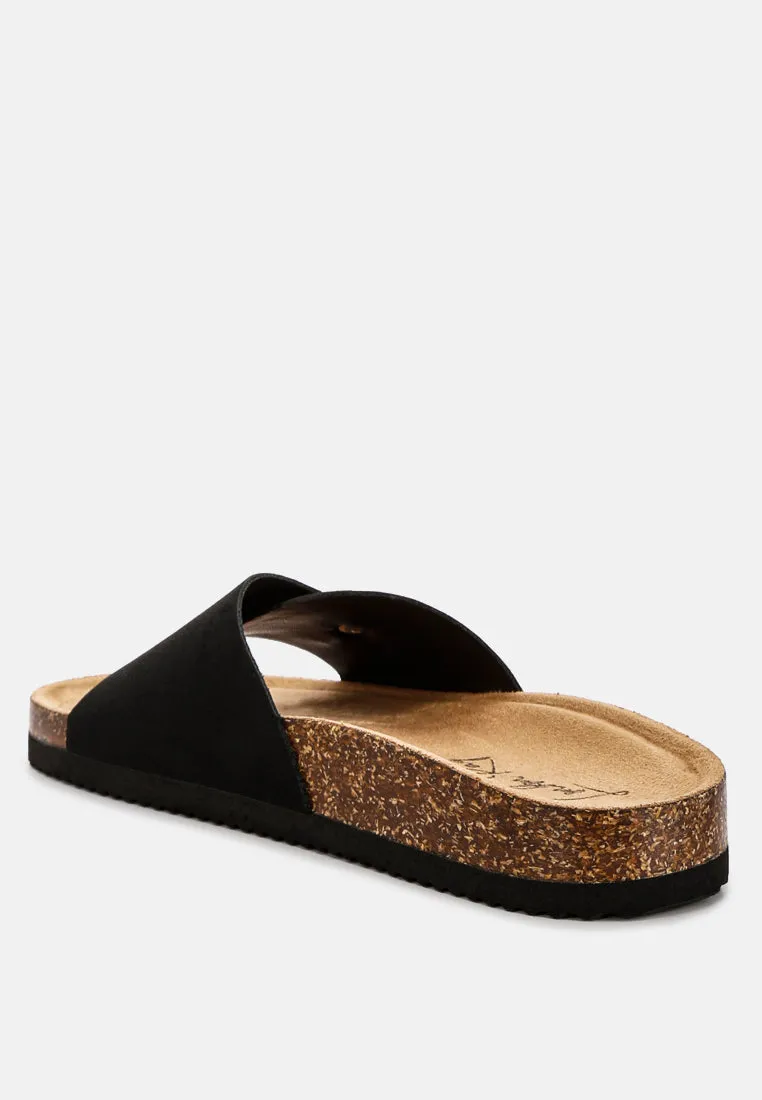 Adjustable Buckle Closure Flats By Ruw