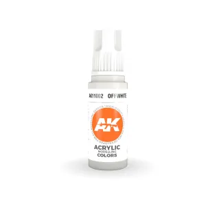 AK Interactive 3Gen Acrylics - Offwhite 17ml