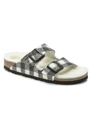 Arizona Rivet Narrow Width in Plaid White