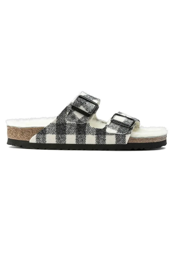 Arizona Rivet Narrow Width in Plaid White