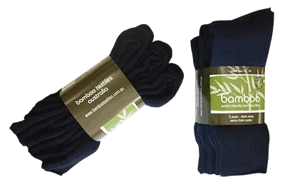 Bamboo Textiles Extra Thick Socks 3 PACK