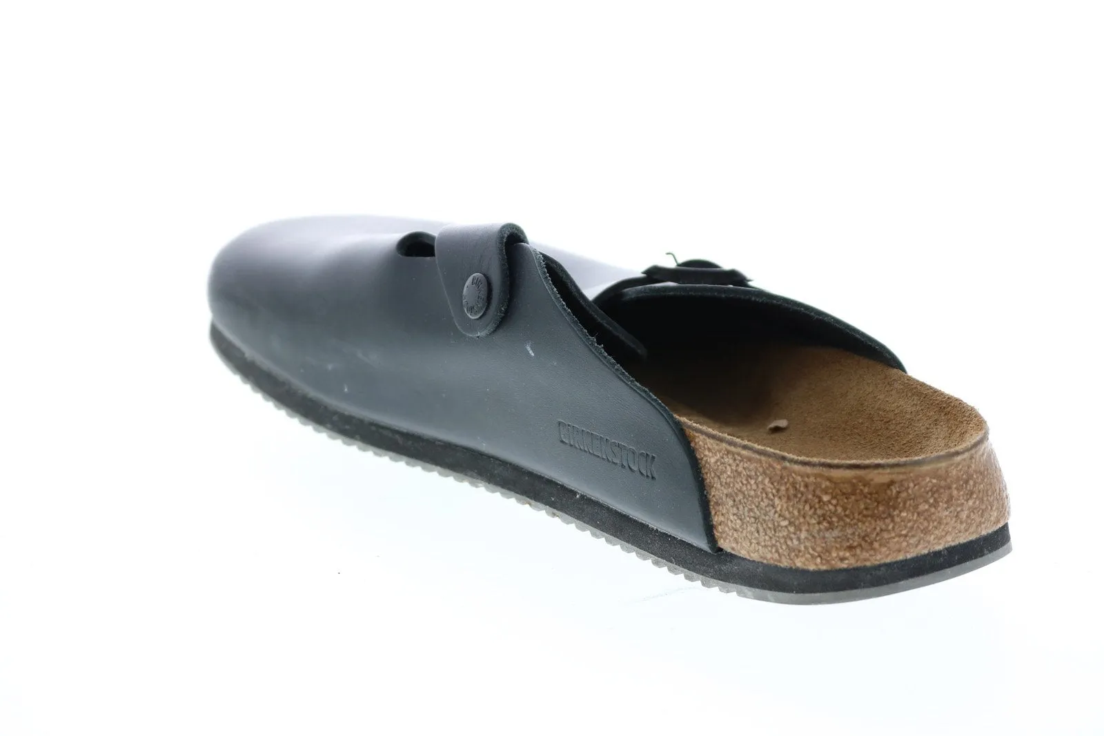 Birkenstock Boston Super Grip 60194 Womens Black Synthetic Clogs Slippers Shoes