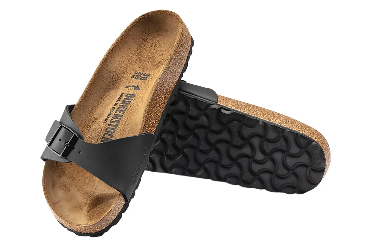 Birkenstock Madrid R Black Birko-Flor Womens