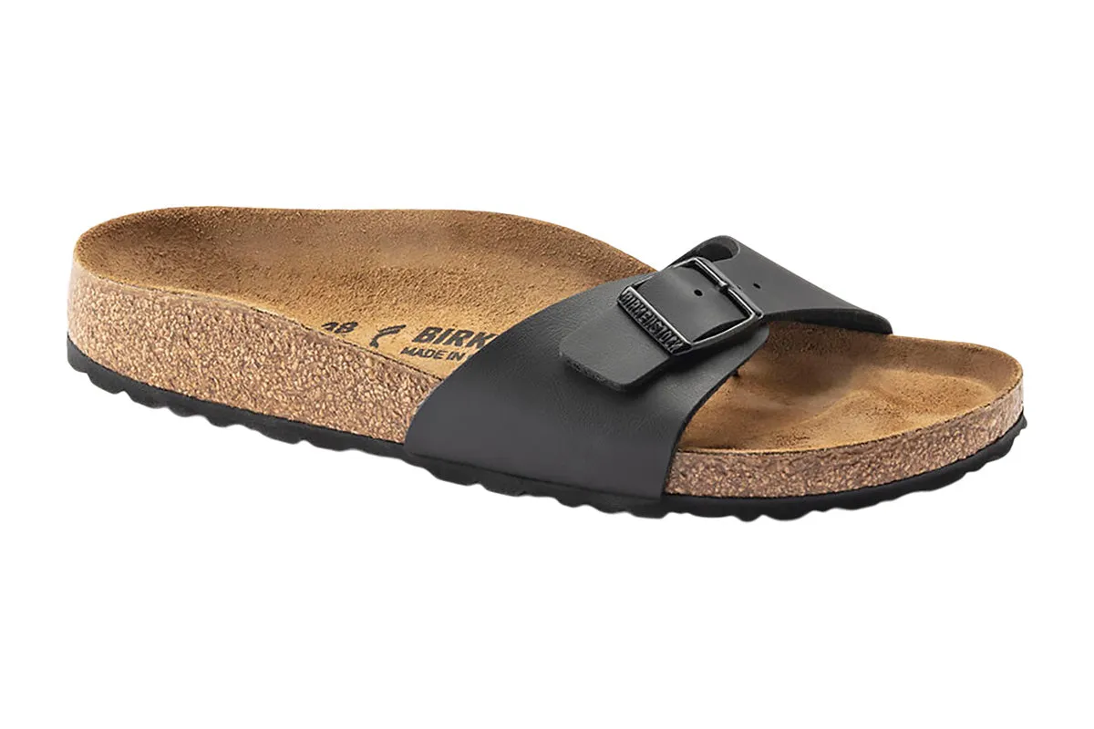 Birkenstock Madrid R Black Birko-Flor Womens
