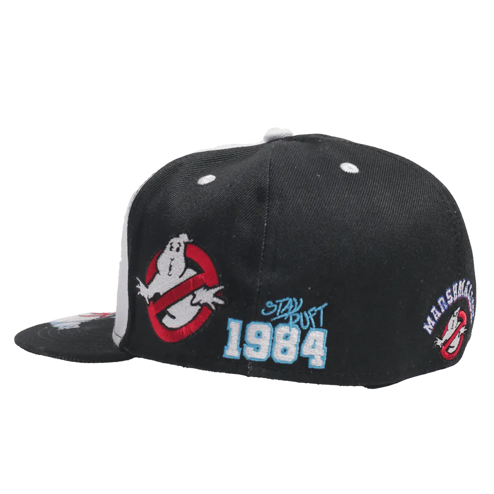 BLACK GHOSTBUSTERS FITTED HAT