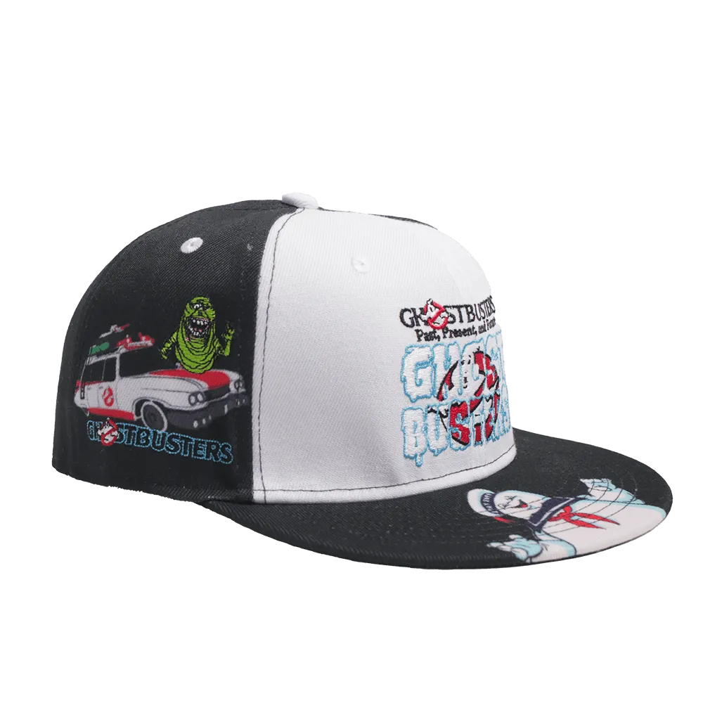 BLACK GHOSTBUSTERS FITTED HAT