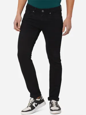 Black Solid Narrow Fit Jeans | Greenfibre