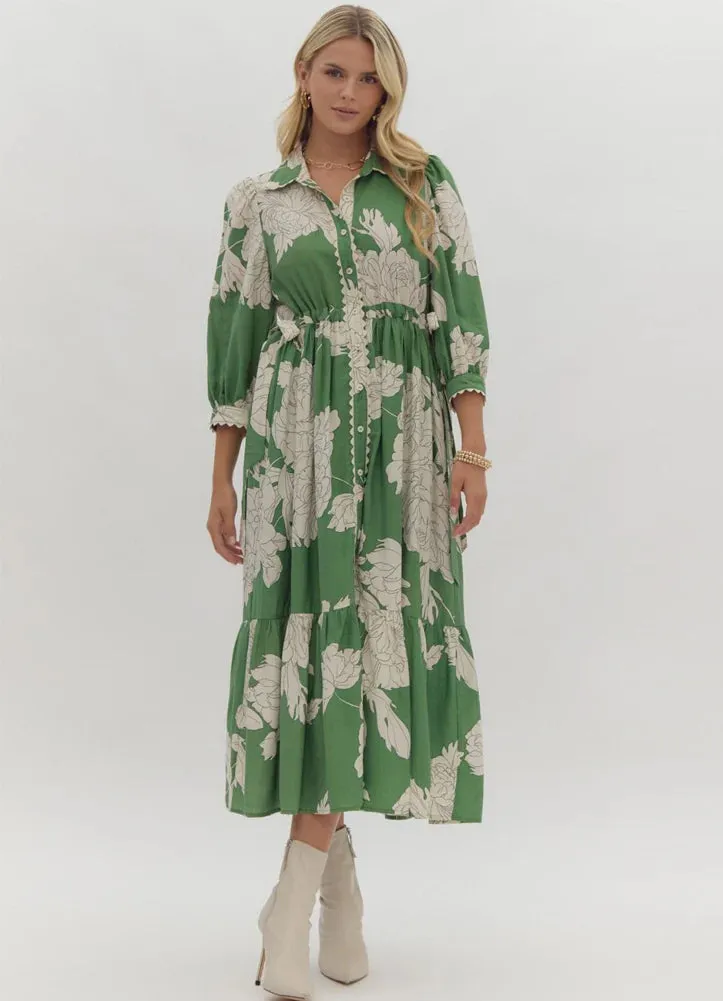 Blooming Joy Midi Dress