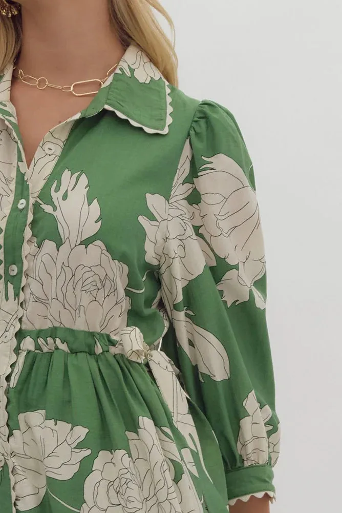 Blooming Joy Midi Dress