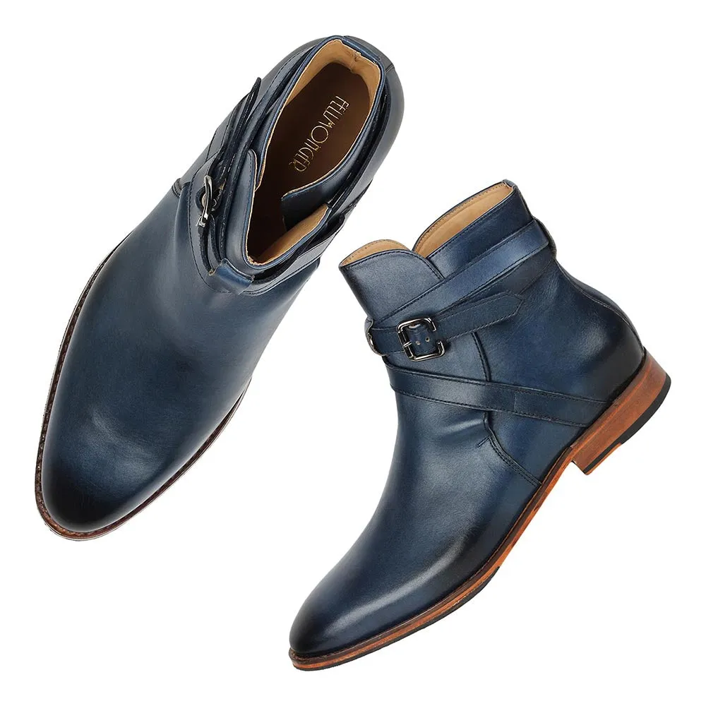 Blue Jodhpur Boots