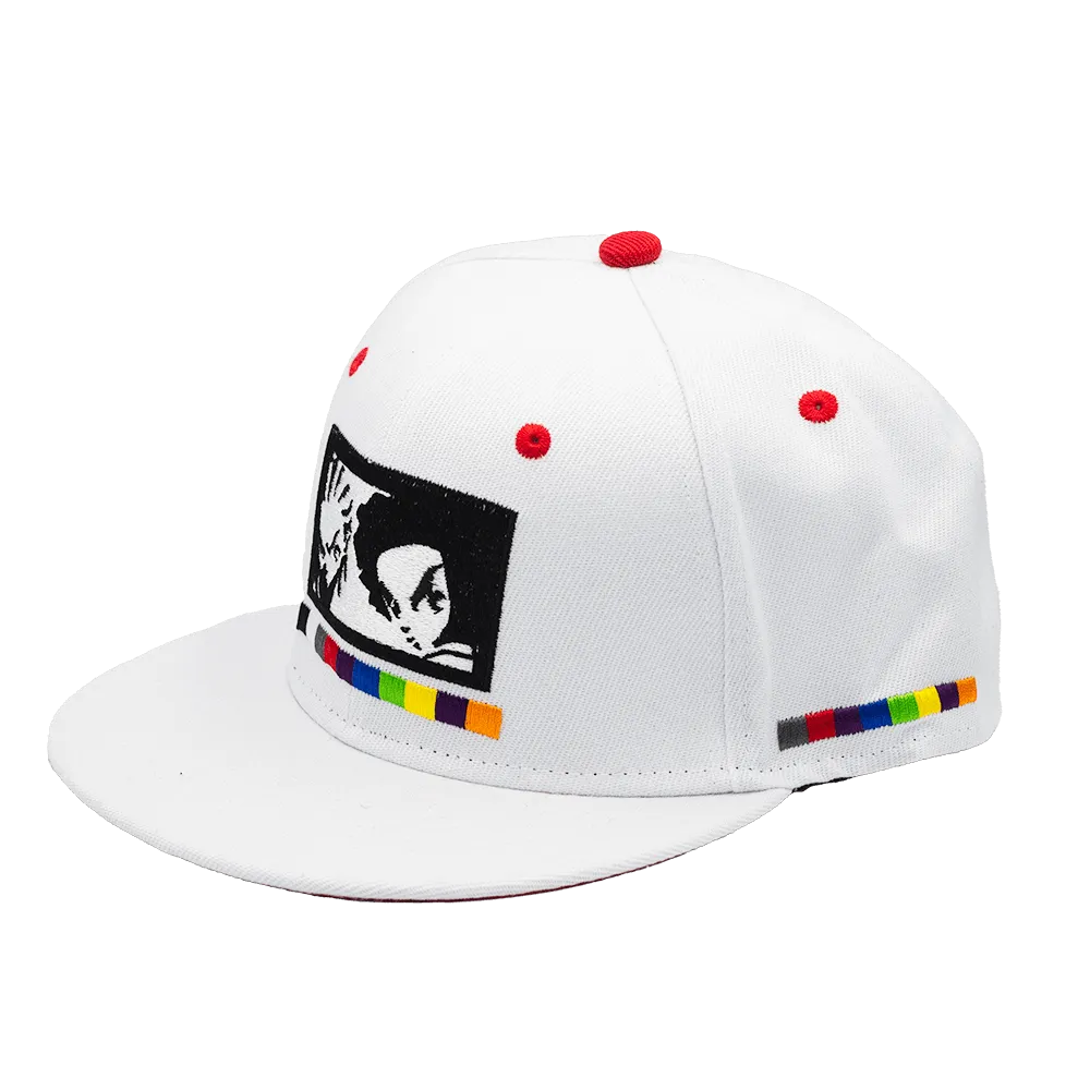 BOONDOCKS WHITE ADULT SWIM FITTED HAT