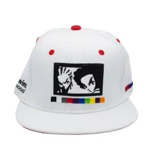 BOONDOCKS WHITE ADULT SWIM FITTED HAT