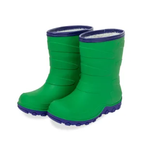 Bright Green Toddler Winter Rain Boots