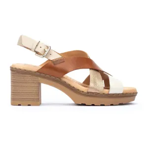 'Canarias' women's sandal - brown mix