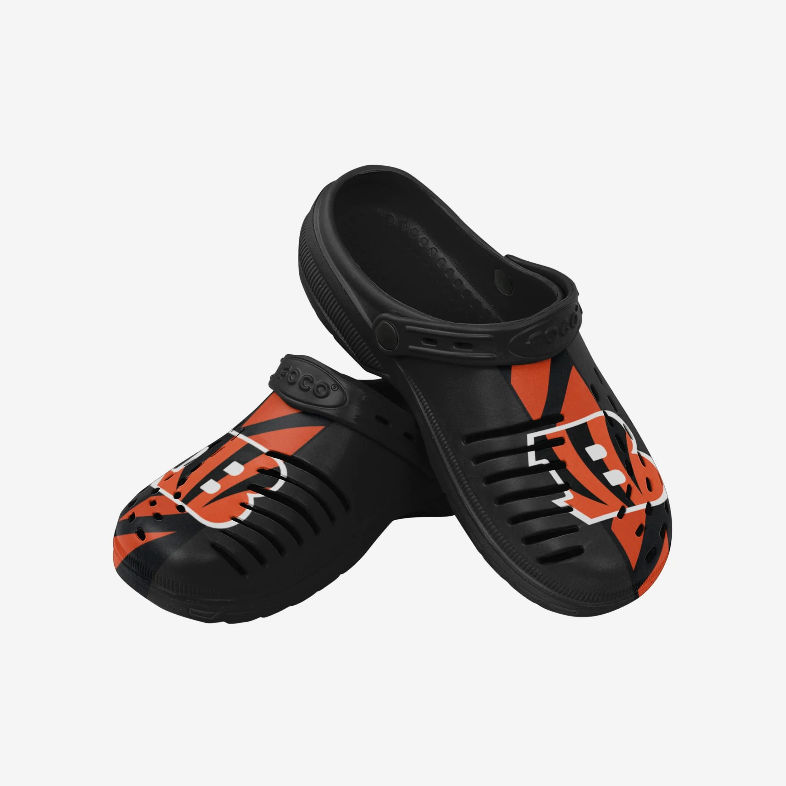 Cincinnati Bengals Team Stripe Clog With Strap