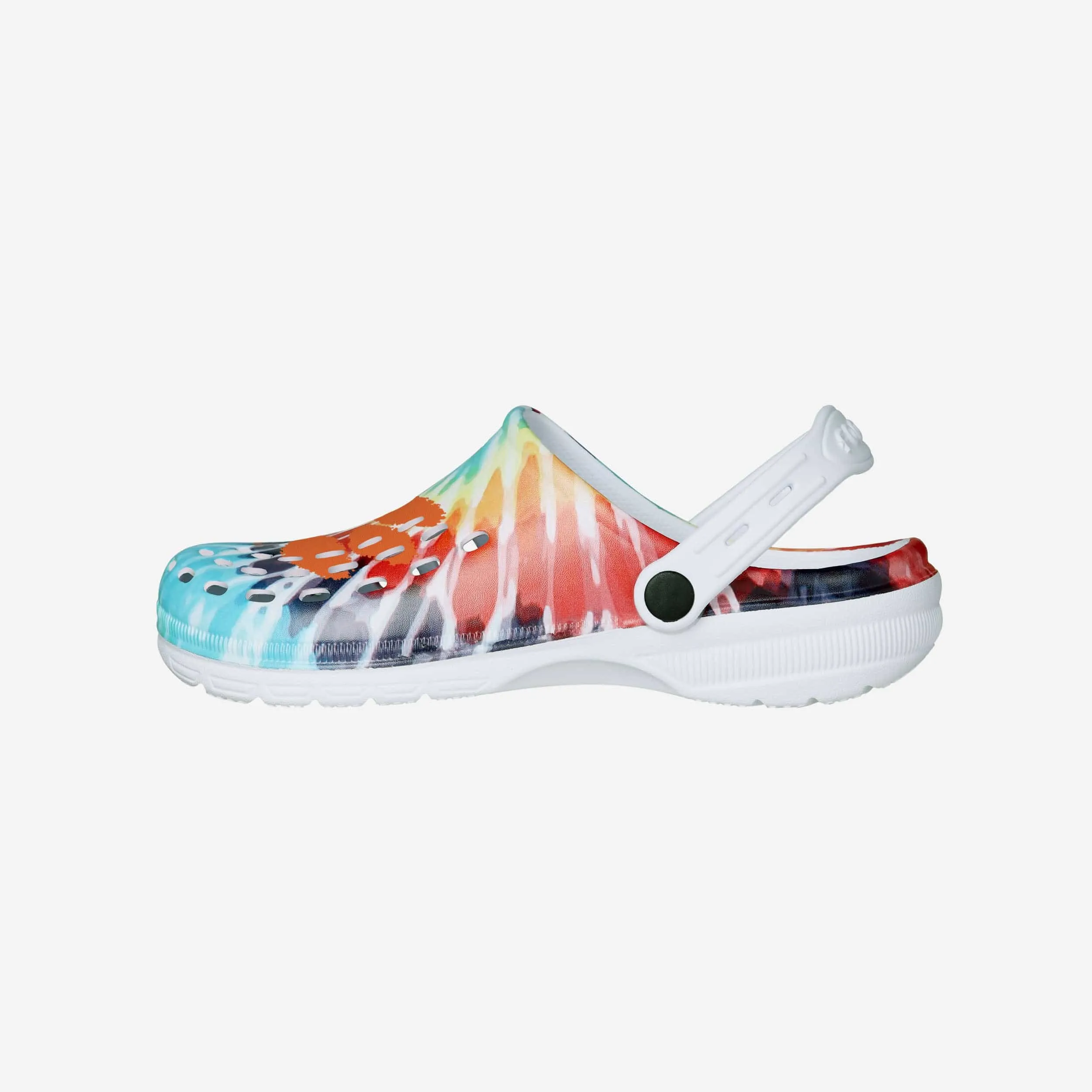 Clemson Tigers Womens Tie-Dye Clog With Strap