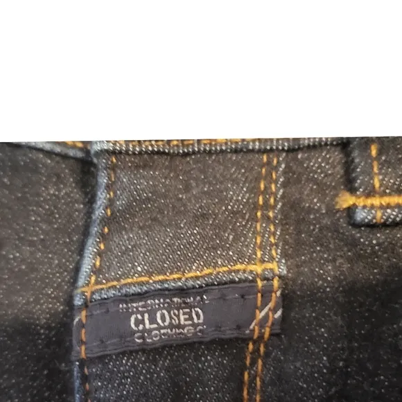 CLOSED Jeans Blue Womens 24 Denim Baker Long Skinny Streetwear Made in Italy