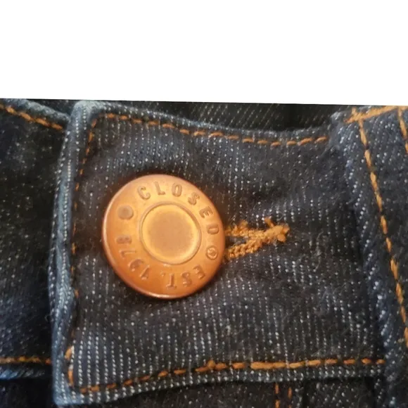 CLOSED Jeans Blue Womens 24 Denim Baker Long Skinny Streetwear Made in Italy
