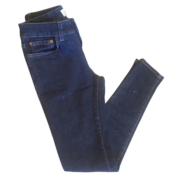 CLOSED Jeans Blue Womens 24 Denim Baker Long Skinny Streetwear Made in Italy