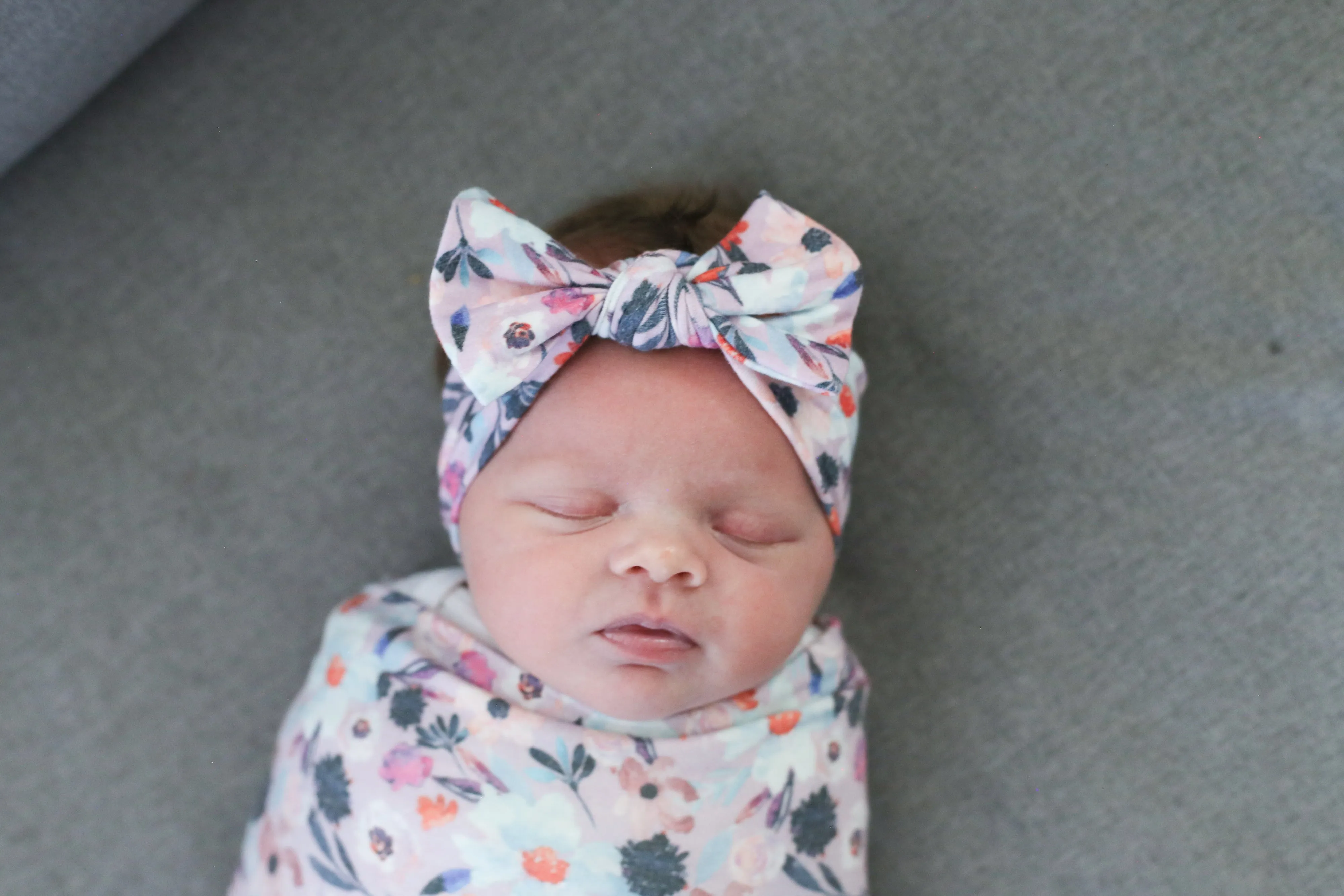 Copper Pearl - Knit Headband Bow - Morgan