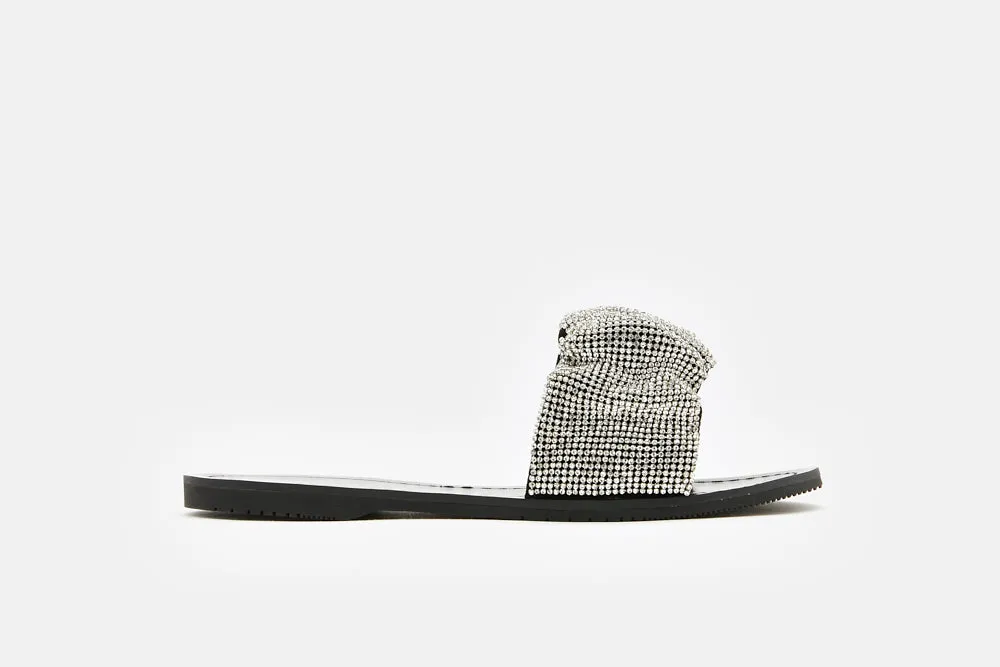 Diamante Embellished Flats