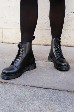 Dr Martens - Boots Mono Smooth - Noir