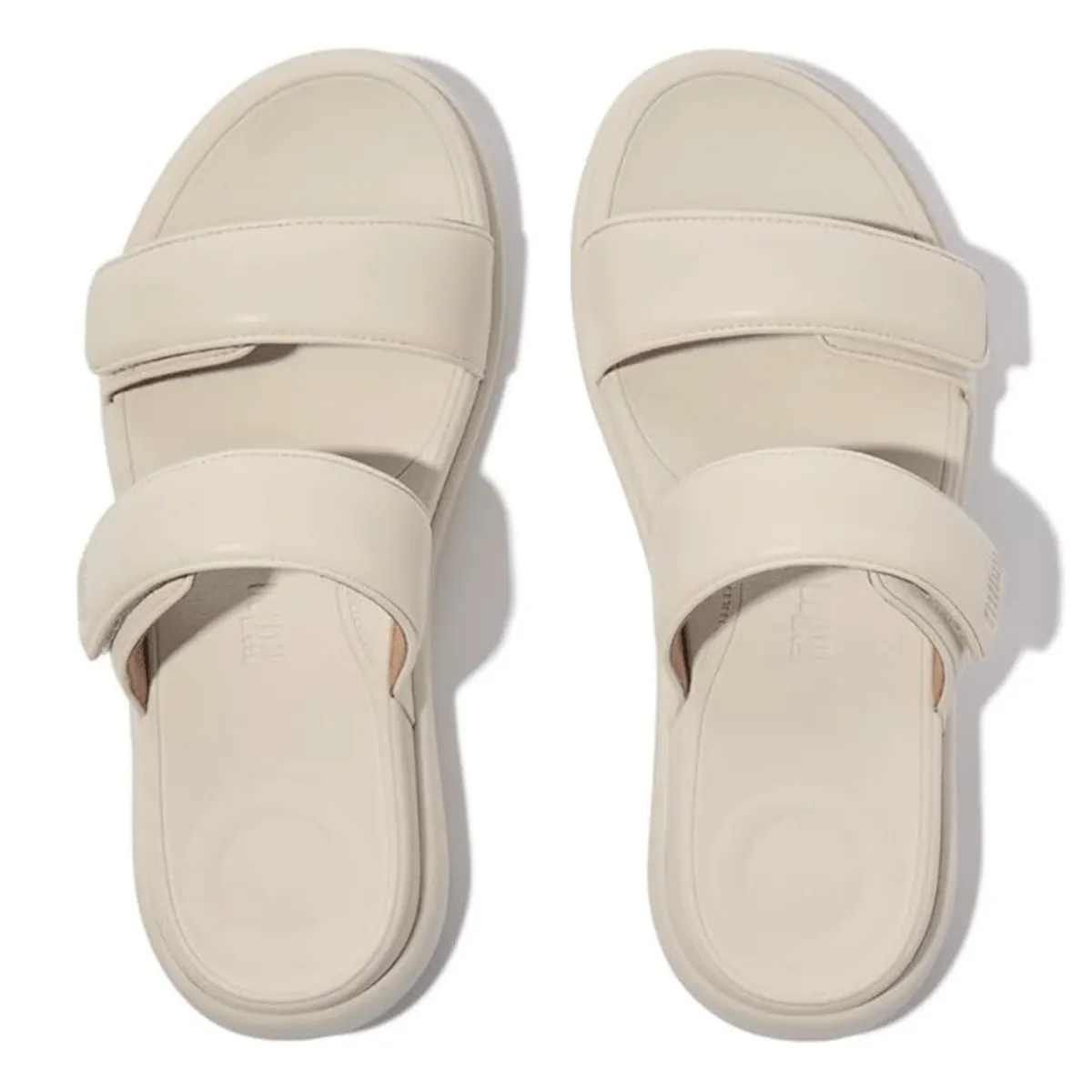 FitFlop Women's F-Mode GO Adjustable Two-Bar Paris Beige