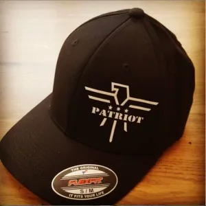 FlexFit Black White Vinyl Logo