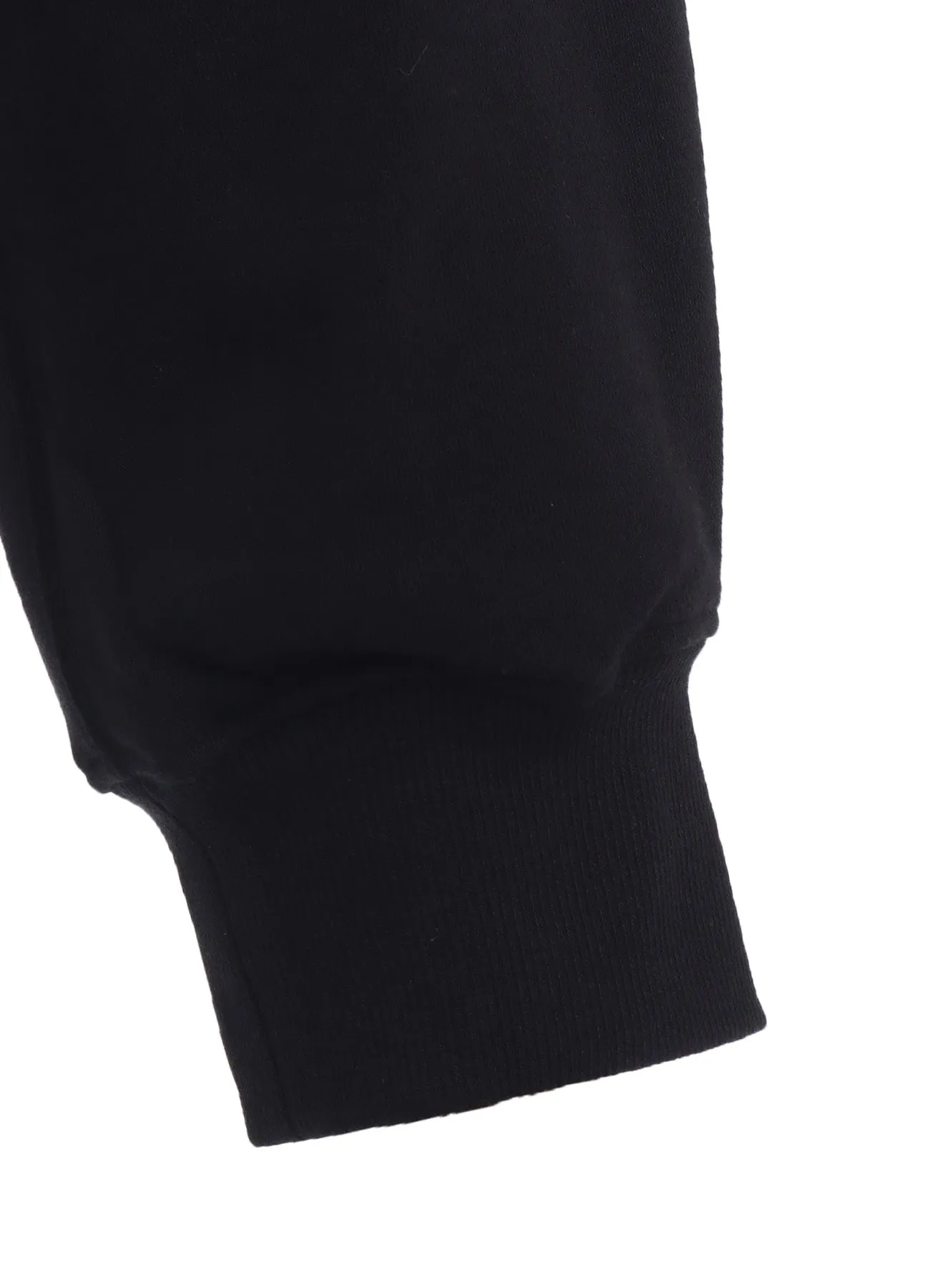 FRENCH TERRY RIBBED HEM SAROUEL PANTS