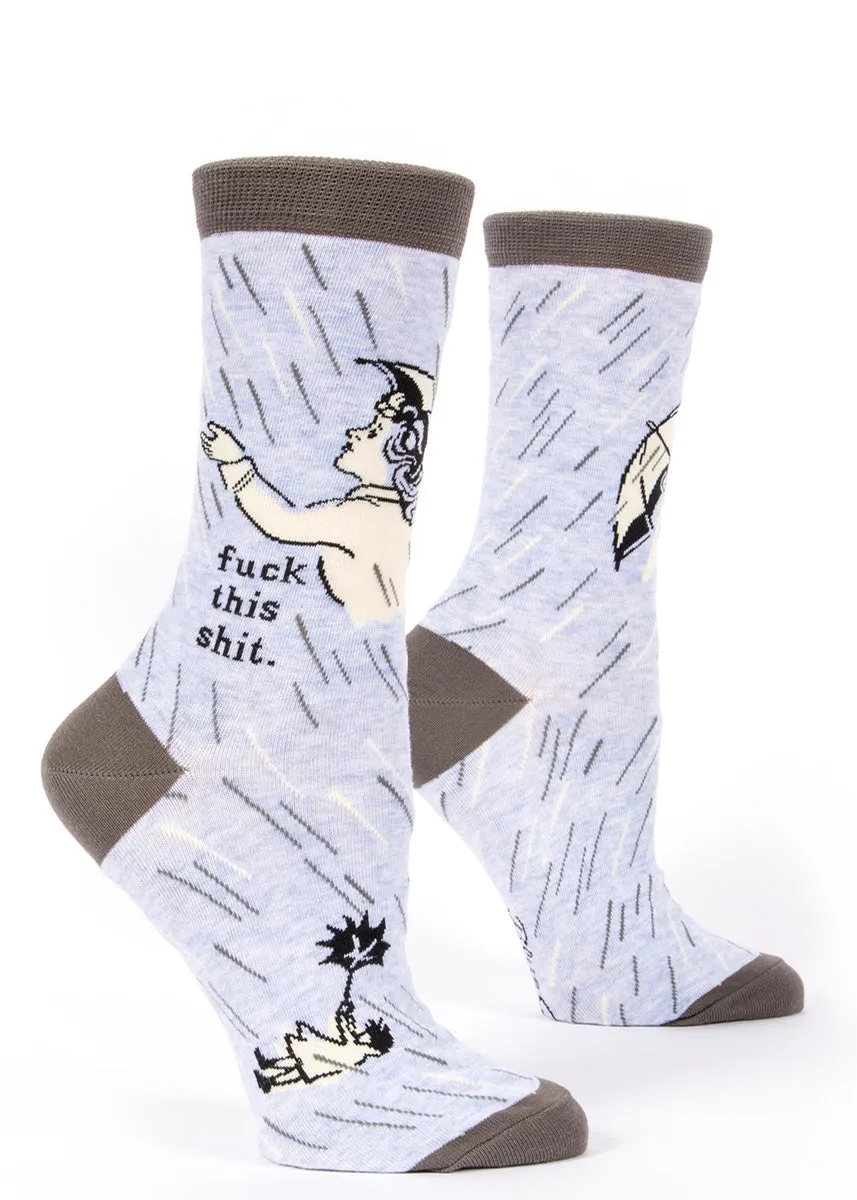 Fuck This Shit Crew Socks