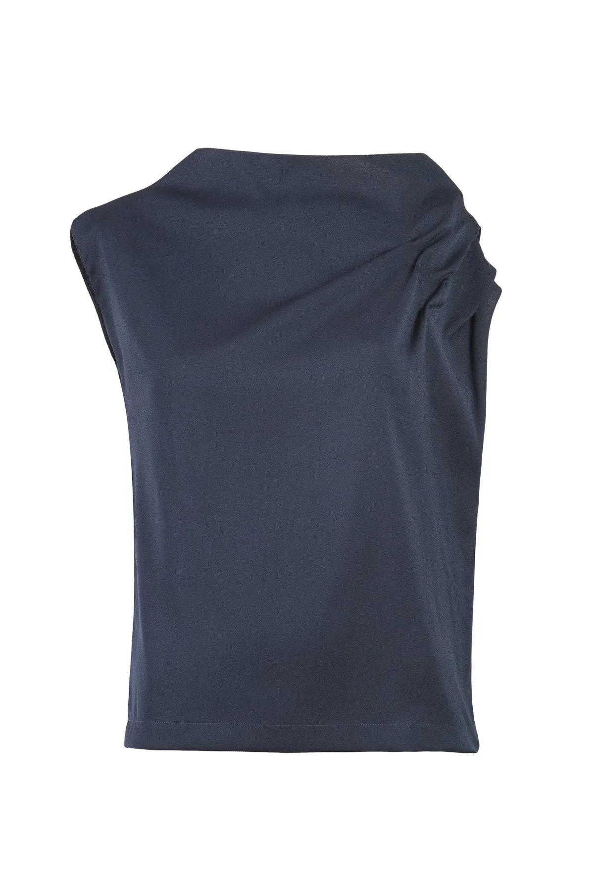 Gathered Crepe Top