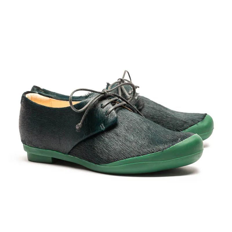 GEEK Pine Needles | Hair-On Leather Sneakers