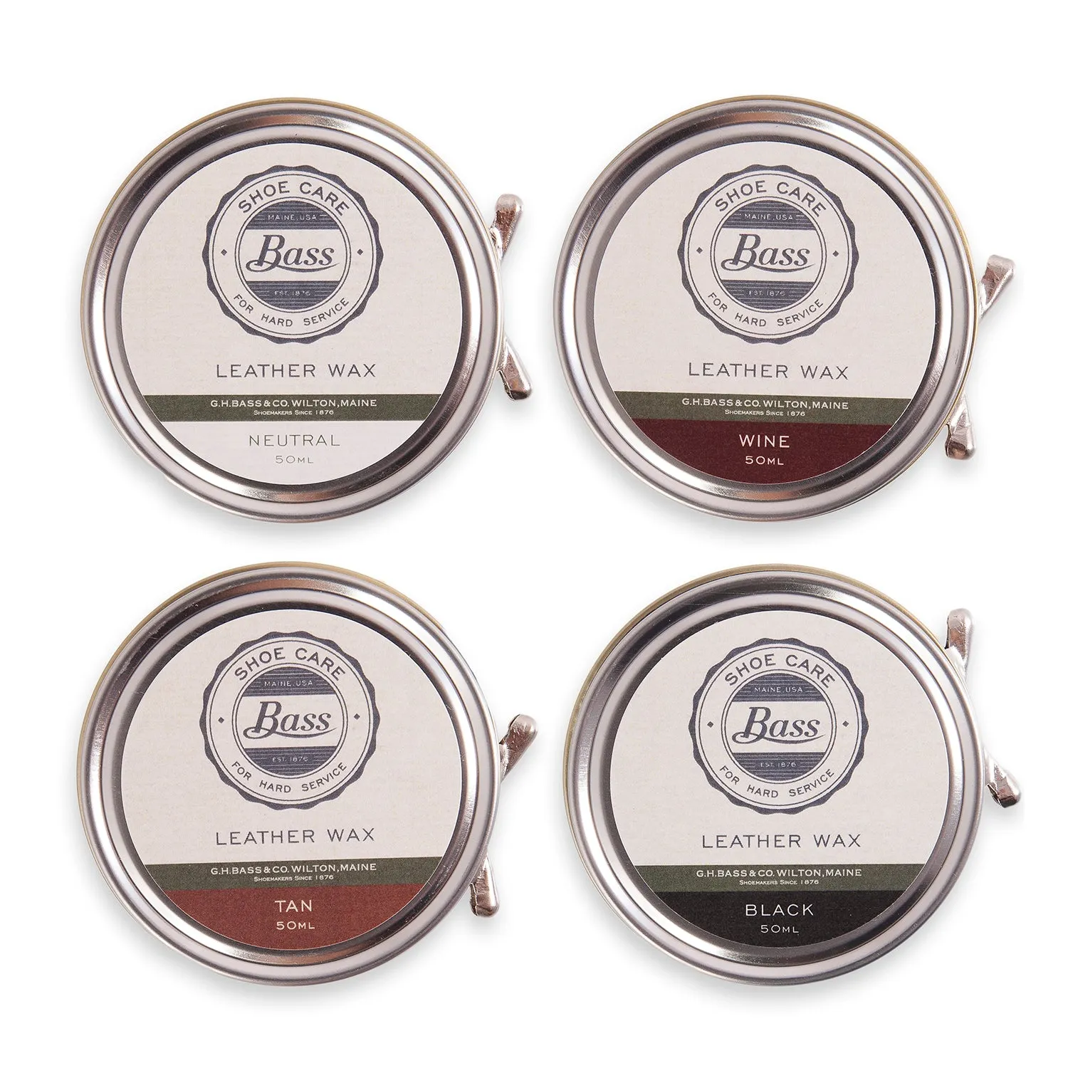 G.H. Bass Leather Wax Polish Premium Protection
