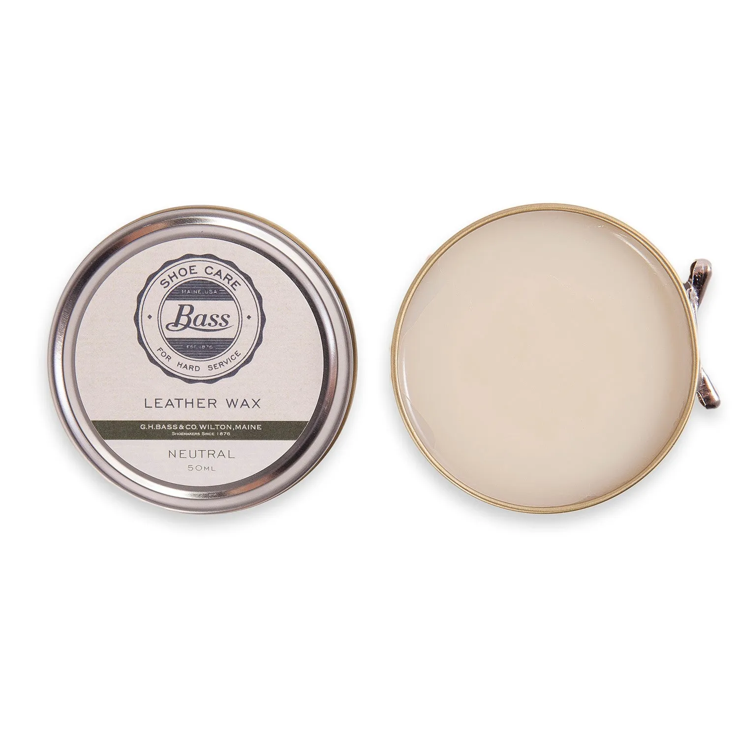 G.H. Bass Leather Wax Polish Premium Protection