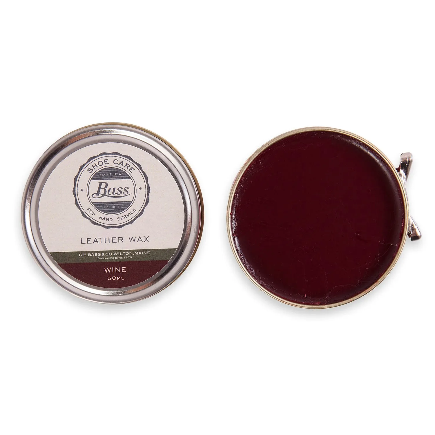 G.H. Bass Leather Wax Polish Premium Protection