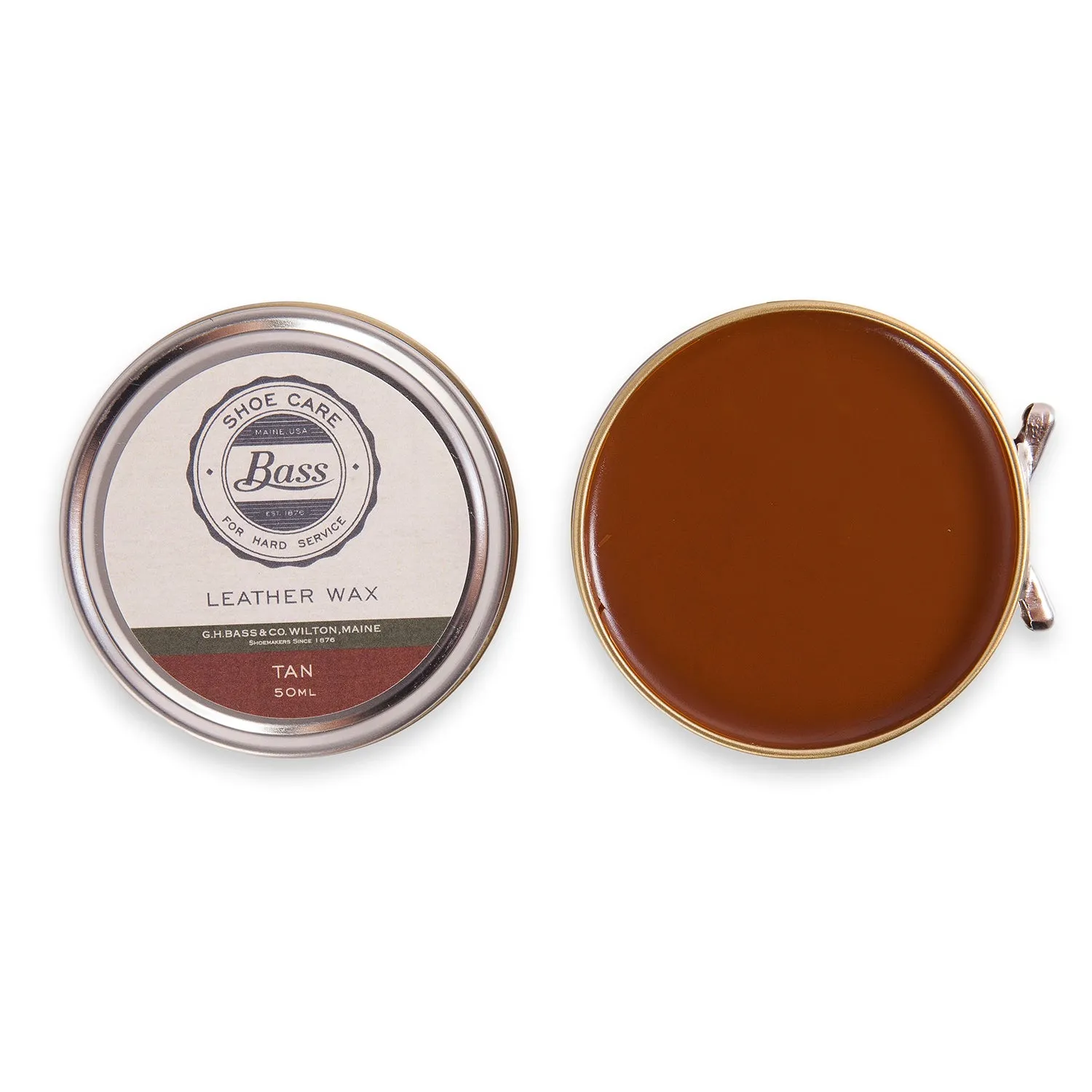 G.H. Bass Leather Wax Polish Premium Protection