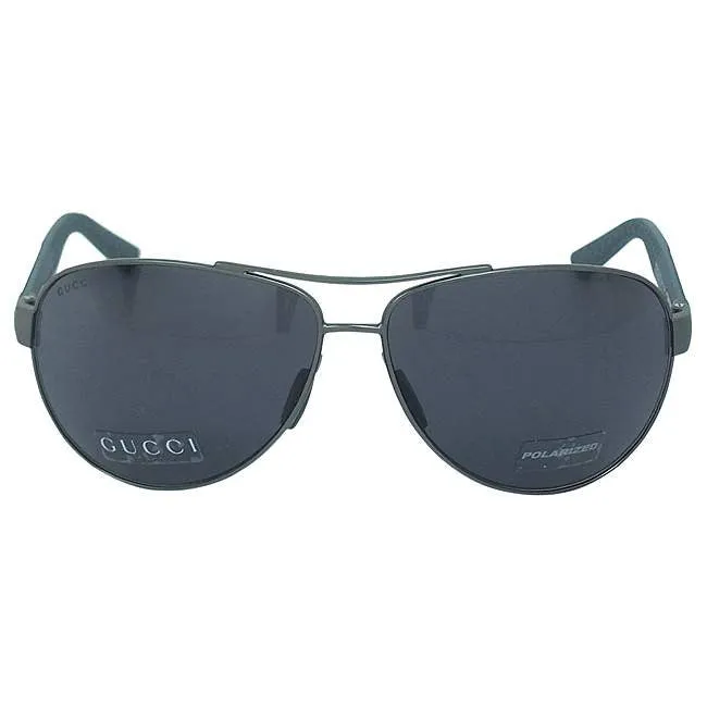 Gucci GG 2246/S 4VQTD -Semi Matte Dark Ruthenium Polarized