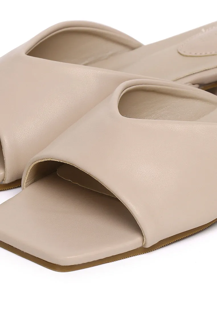 Helisa Slip Ons Sandals (Nude)
