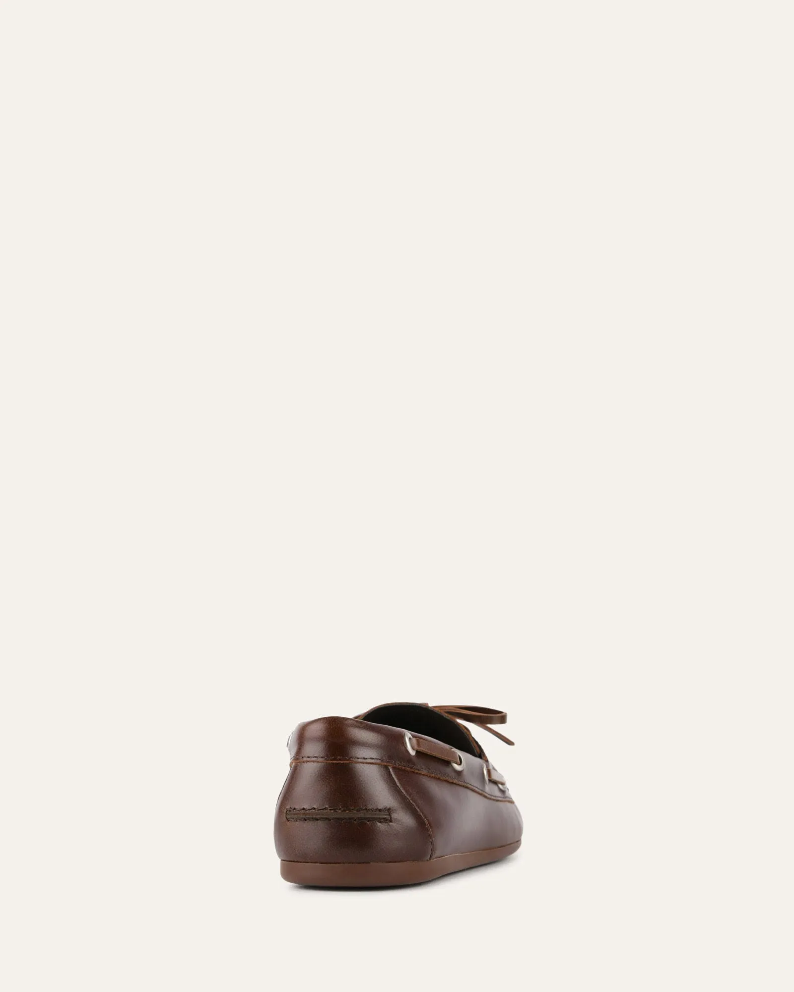 HELM LOAFERS PECAN WAXED LEATHER